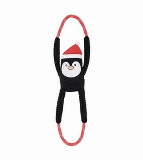 ZippyPaws Holiday RopeTugz Dog Toy (Penguin) pet souvenir,gift item