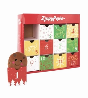 ZippyPaws Squeaker Holiday Advent Calendar (12-Toys Pack) pet souvenir,gift item